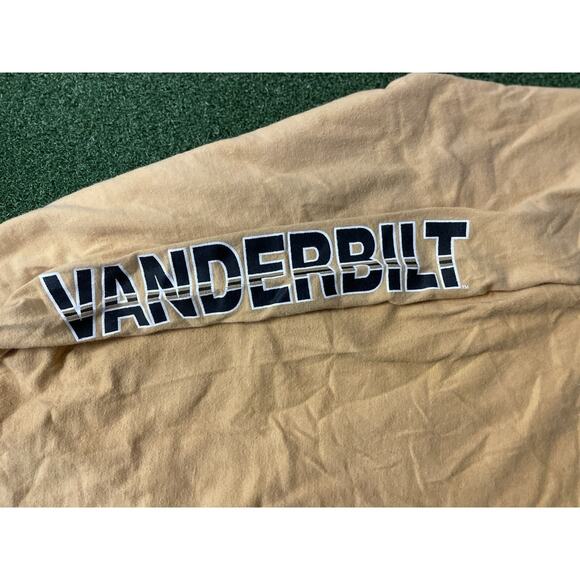 Vintage 90s JanSport Vanderbilt T-Shirt Mens 2XL Long Sleeve Made In USA - Picture 3 of 6